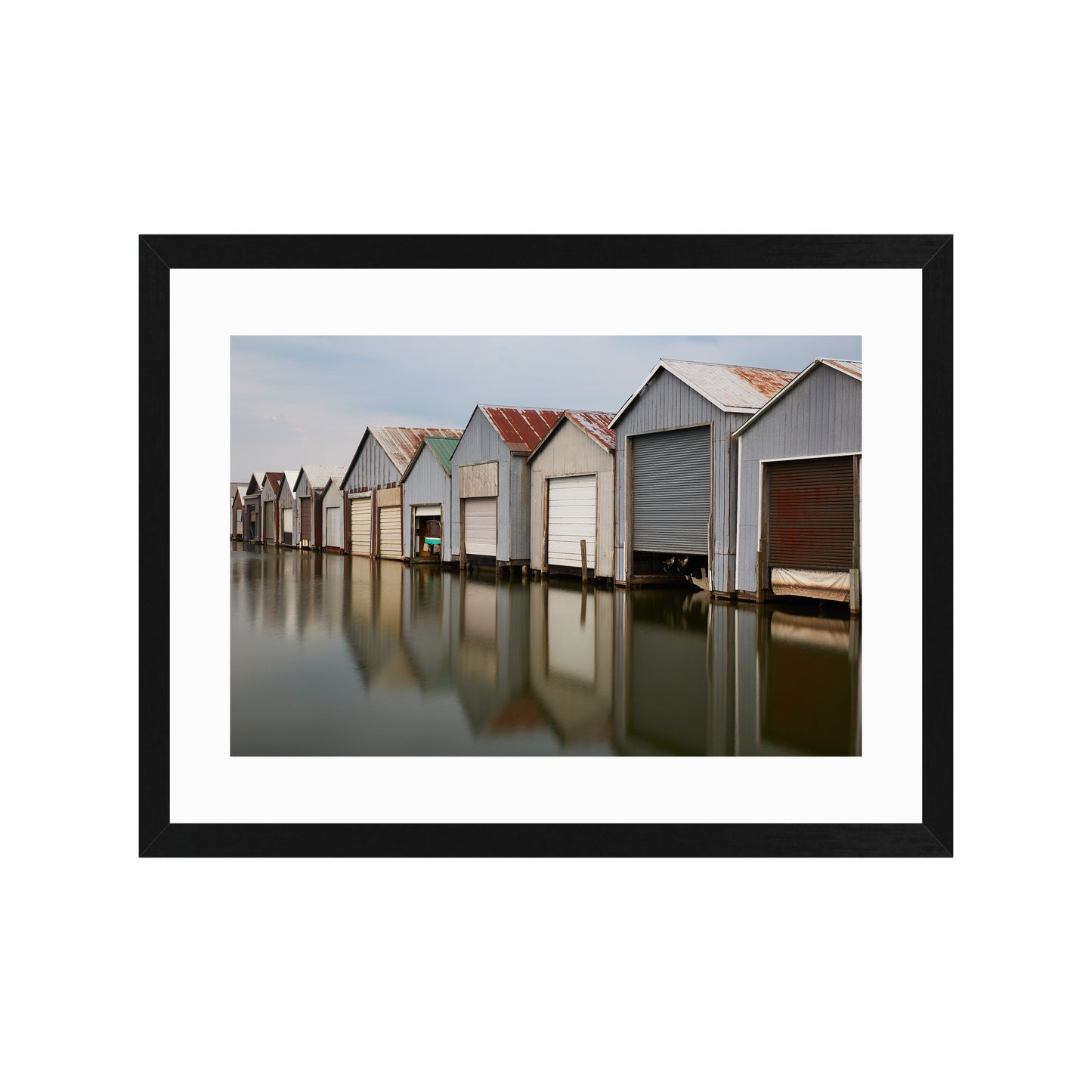 Port Rowan Boat Houses by Paul Lambert