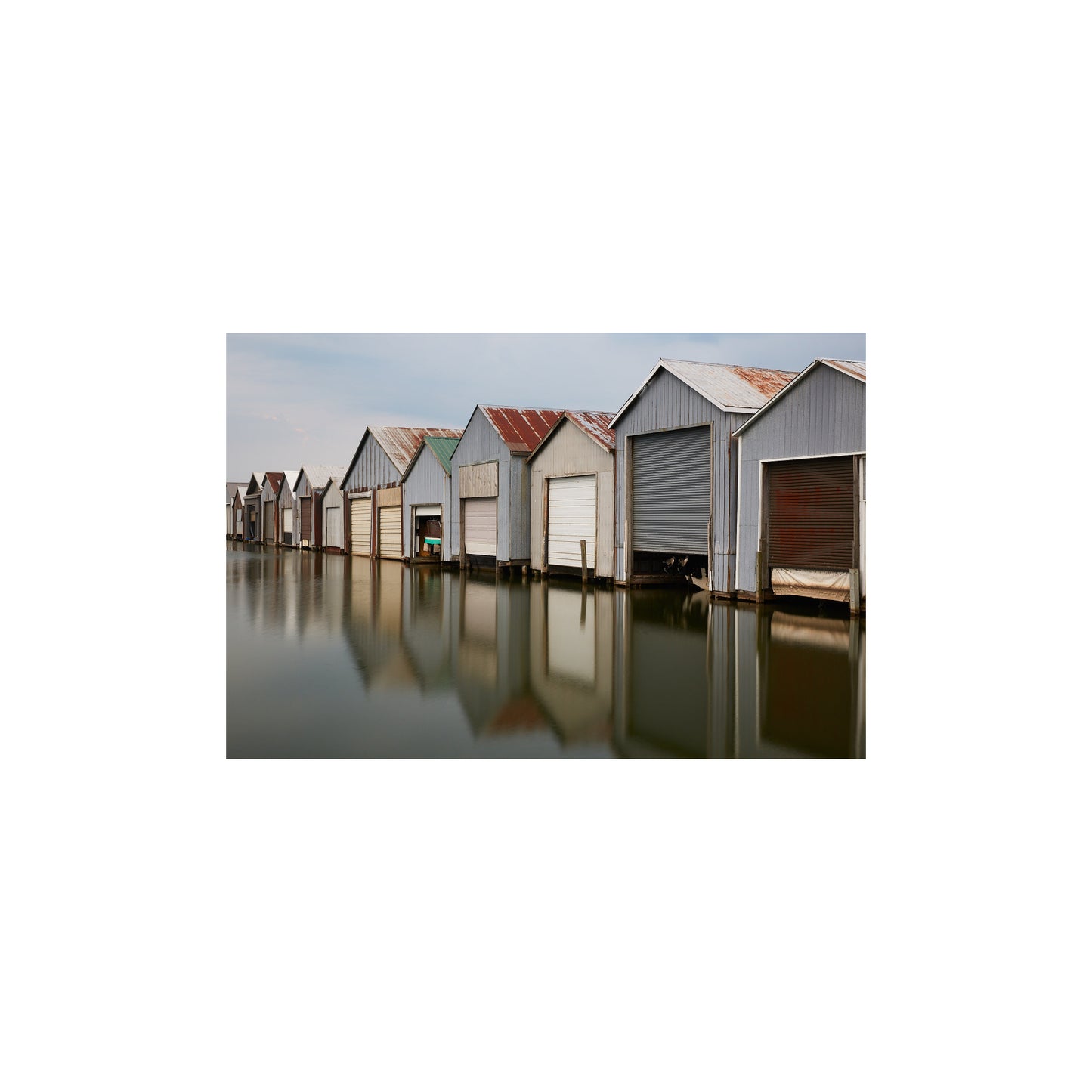 Port Rowan Boat Houses by Paul Lambert